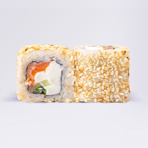 Ролл Филадельфия в кунжуте