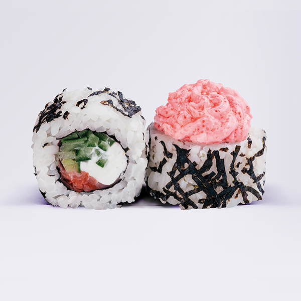 Ролл Лава с лососем