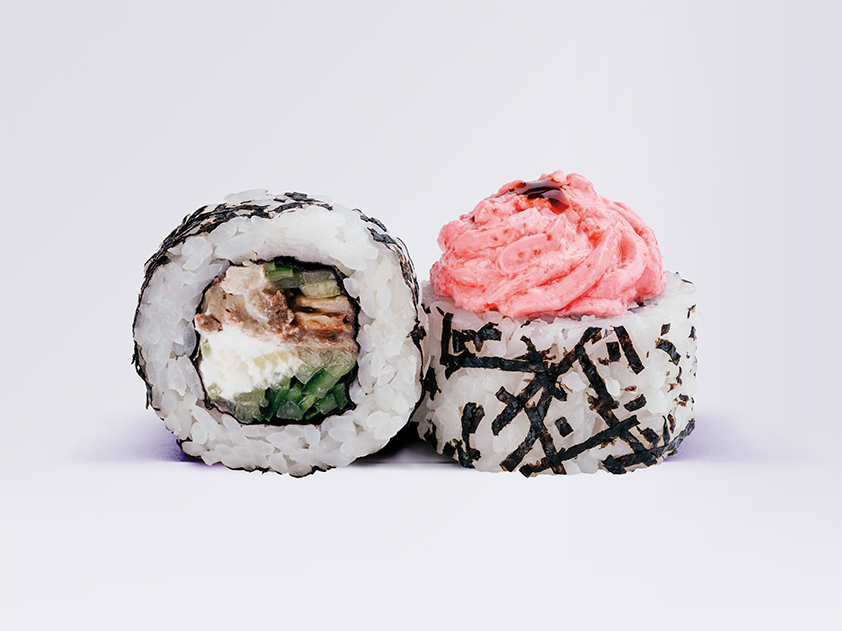 Ролл Лава с угрем