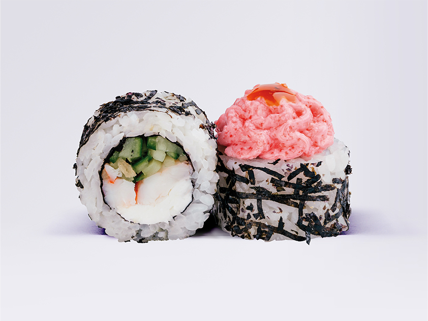 Ролл Лава с креветкой