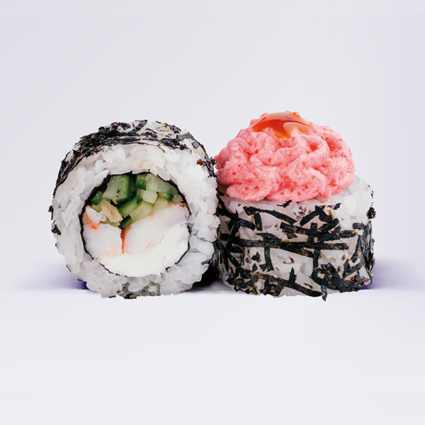 Ролл Лава с креветкой