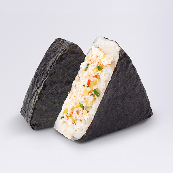 Онигири с крабом
