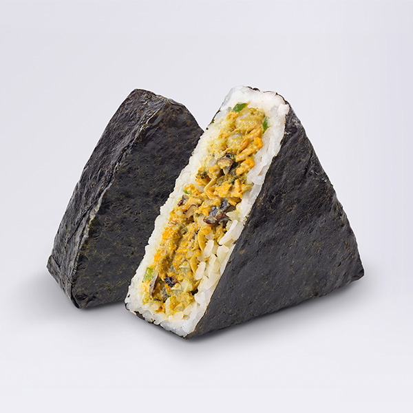 Онигири с мидиями Игаяки