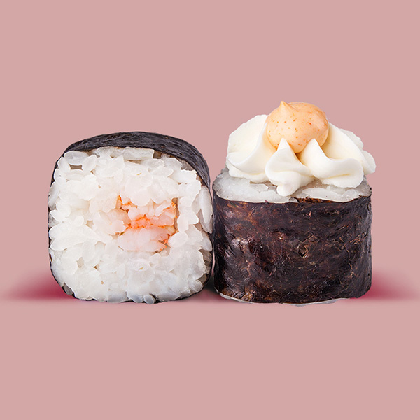 Ролл Крем сыр с креветкой