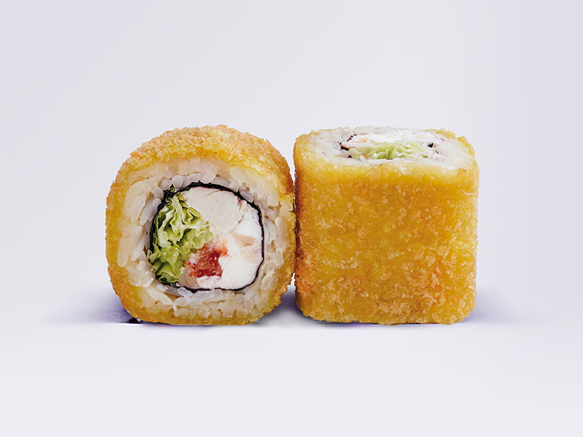 Жареный ролл Цезарь