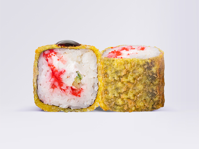 Жареный ролл Кани темпура