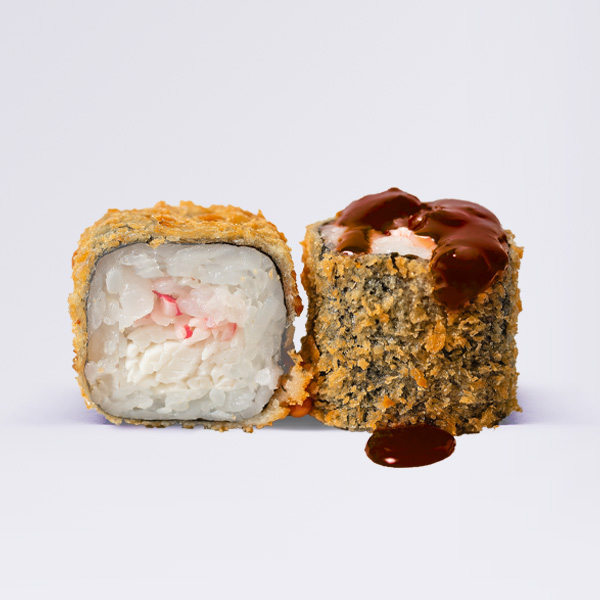 Жареный мини-ролл Кани темпура маки