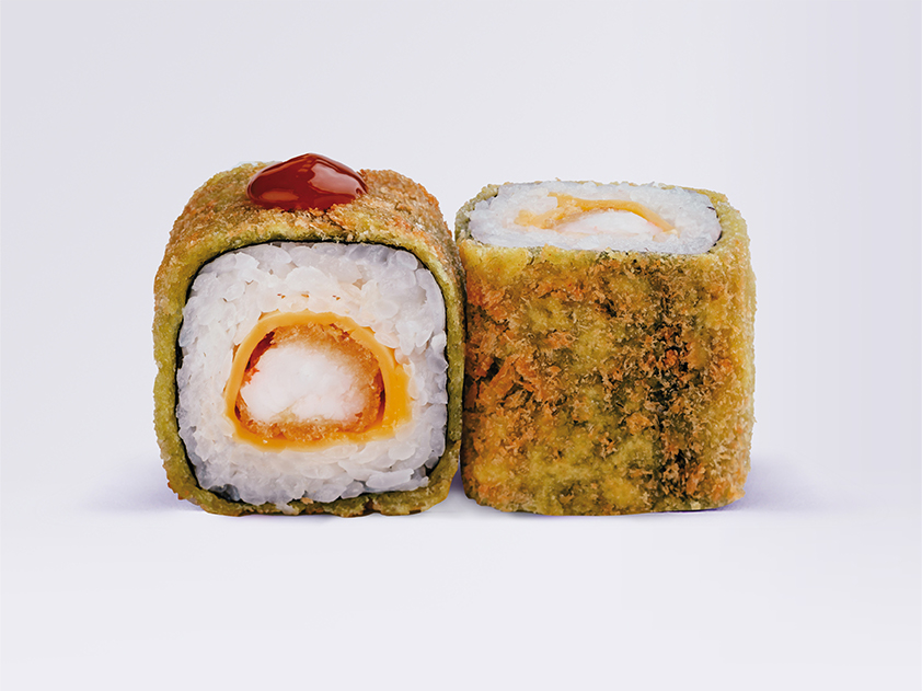 Жареный ролл Эби лемонграсс