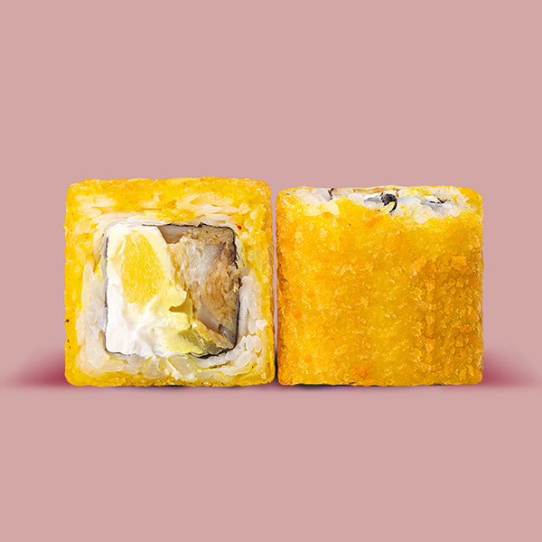 Жареный ролл Унаги темпура