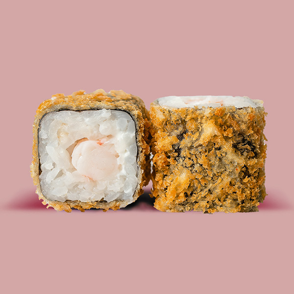 Жареный мини-ролл Эби темпура маки