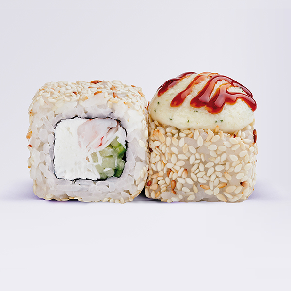 Запечённый ролл Филадельфия