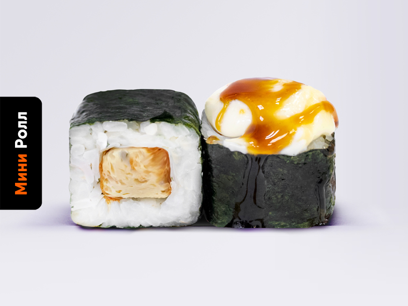 Запечённый мини-ролл Томаго чиз