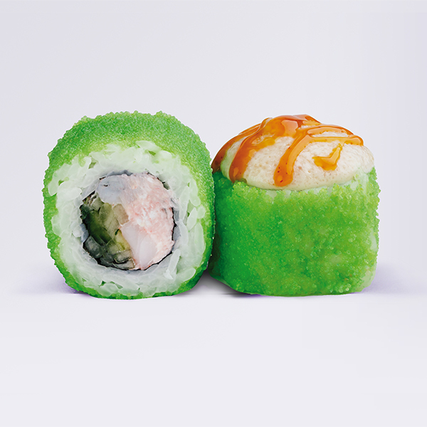 Запечённый ролл Эби унаги