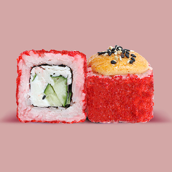 Запечённый ролл Калифорния