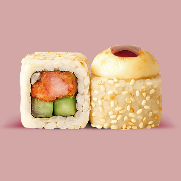 Запечённый ролл Креветон