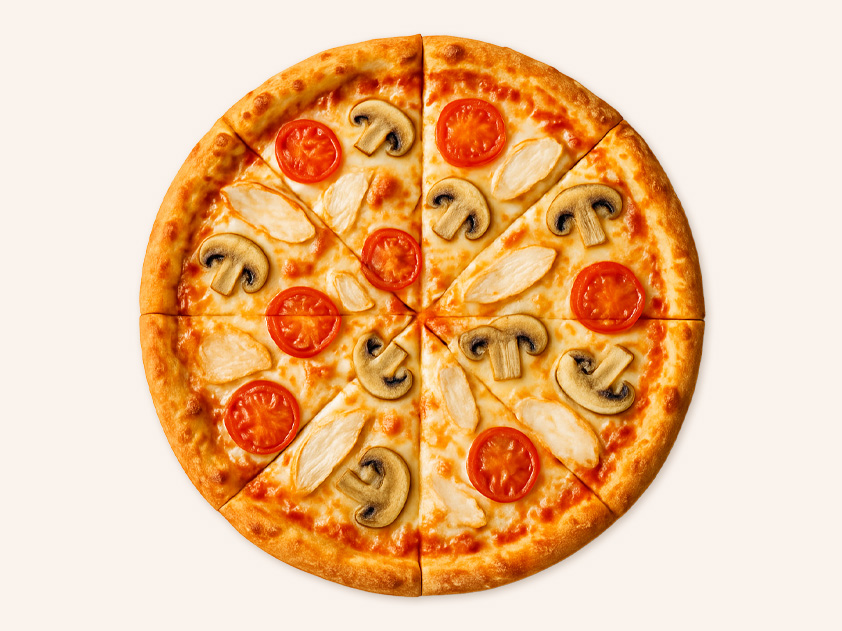 Пицца Нежный цыпленок 25 см