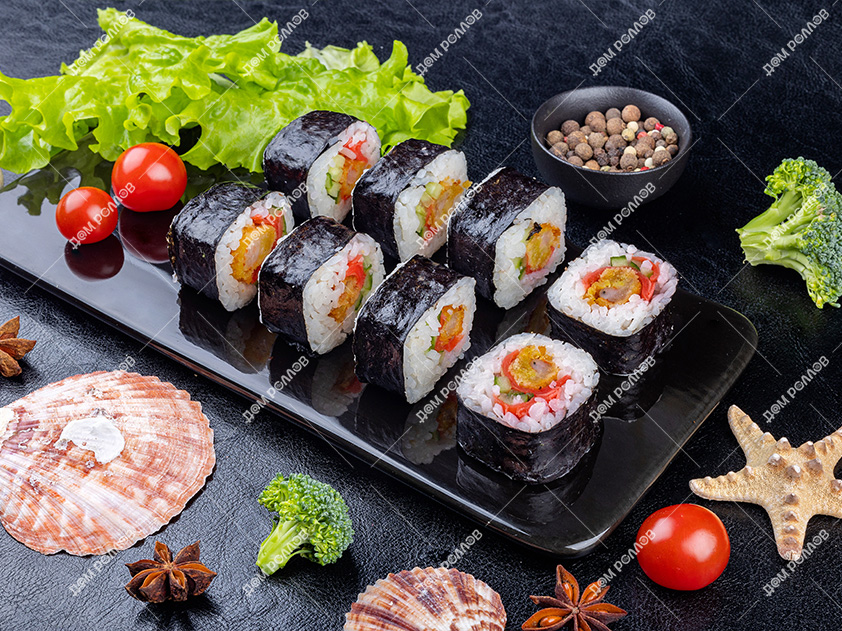 Ролл с креветкой темпура Ролл с креветкой темпура