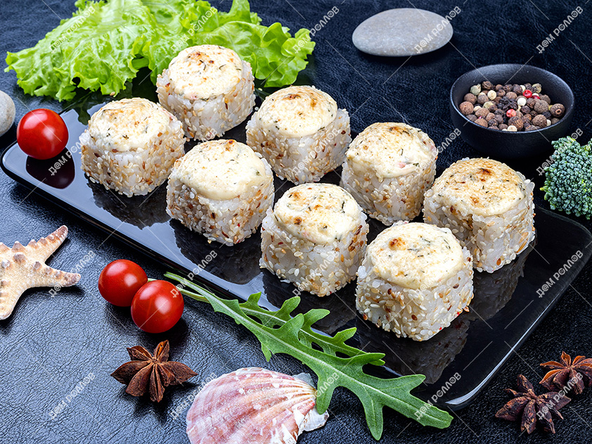 Запечённый ролл Филадельфия Запечённый ролл Филадельфия