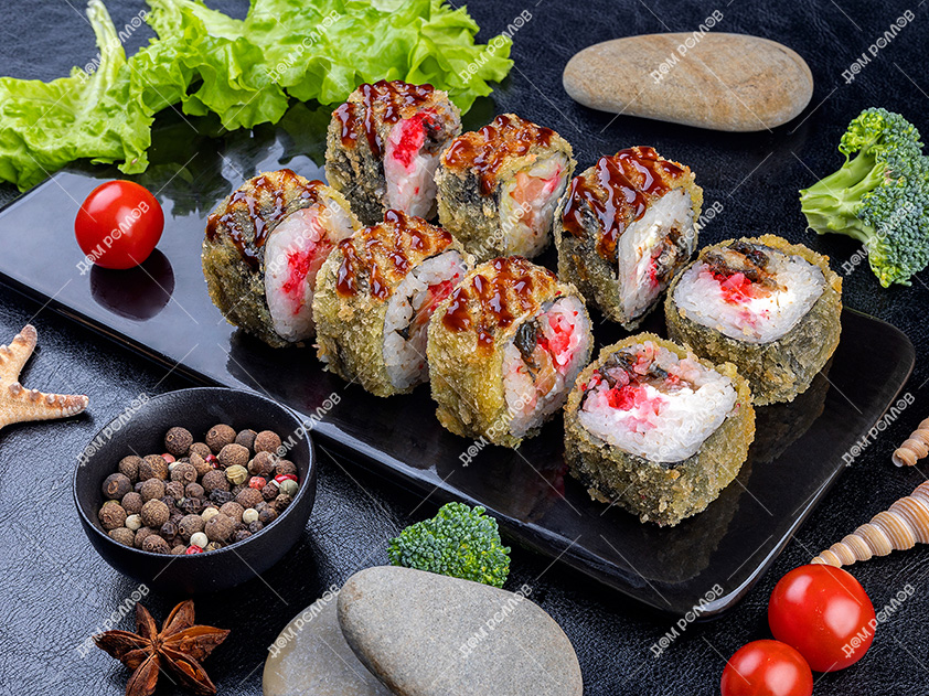 Жареный ролл Нежность Жареный ролл Нежность