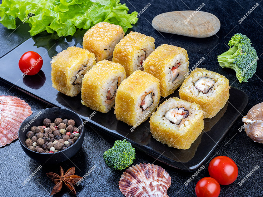 Жареный ролл Цезарь Жареный ролл Цезарь